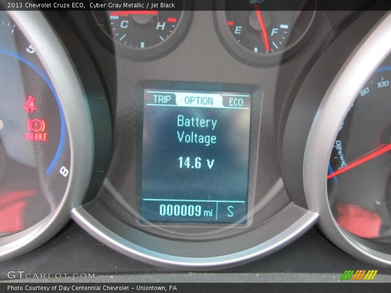 Cyber Gray Metallic / Jet Black 2013 Chevrolet Cruze ECO