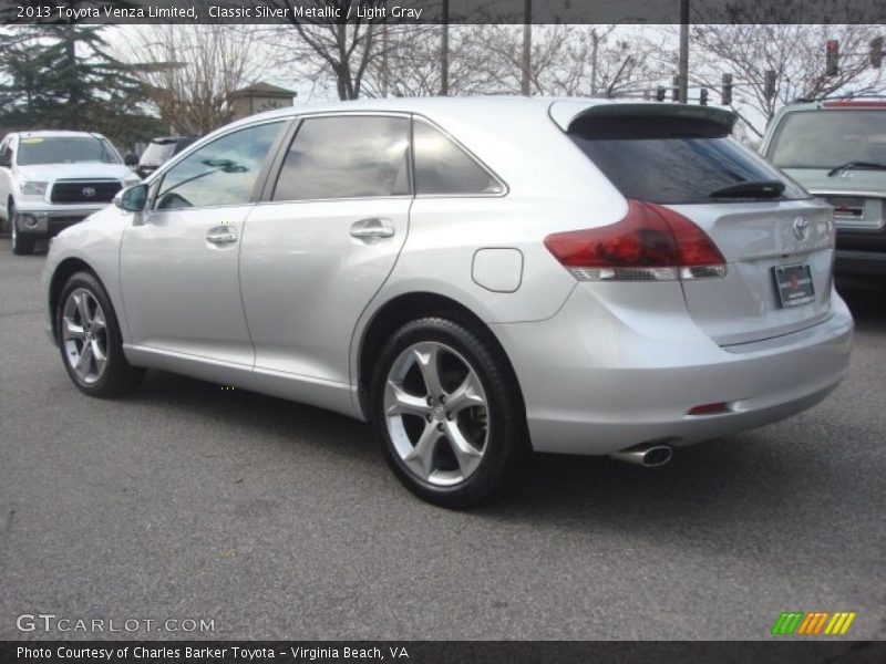 Classic Silver Metallic / Light Gray 2013 Toyota Venza Limited