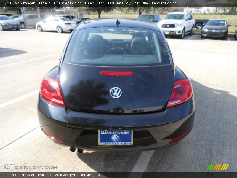 Deep Black Pearl Metallic / Titan Black Fender Edition 2013 Volkswagen Beetle 2.5L Fender Edition