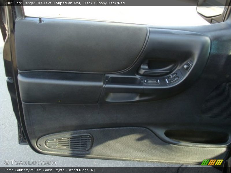 Black / Ebony Black/Red 2005 Ford Ranger FX4 Level II SuperCab 4x4