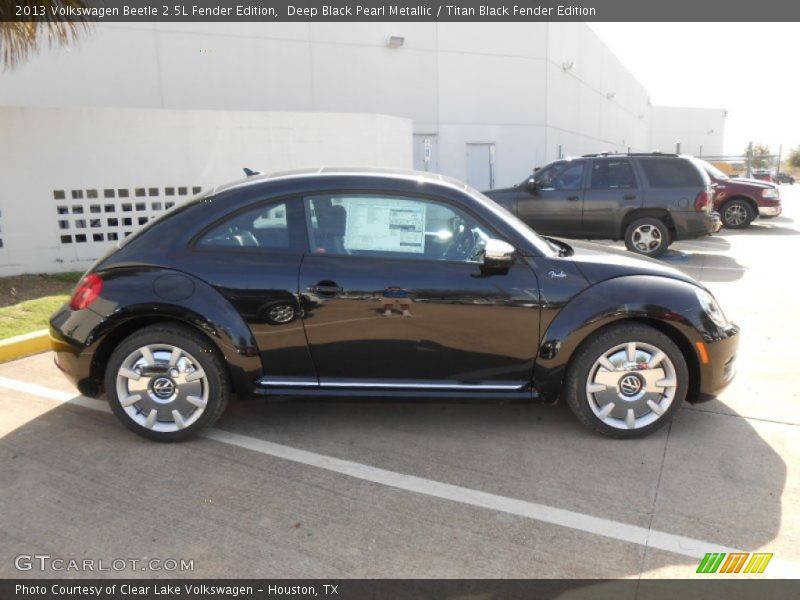 Deep Black Pearl Metallic / Titan Black Fender Edition 2013 Volkswagen Beetle 2.5L Fender Edition