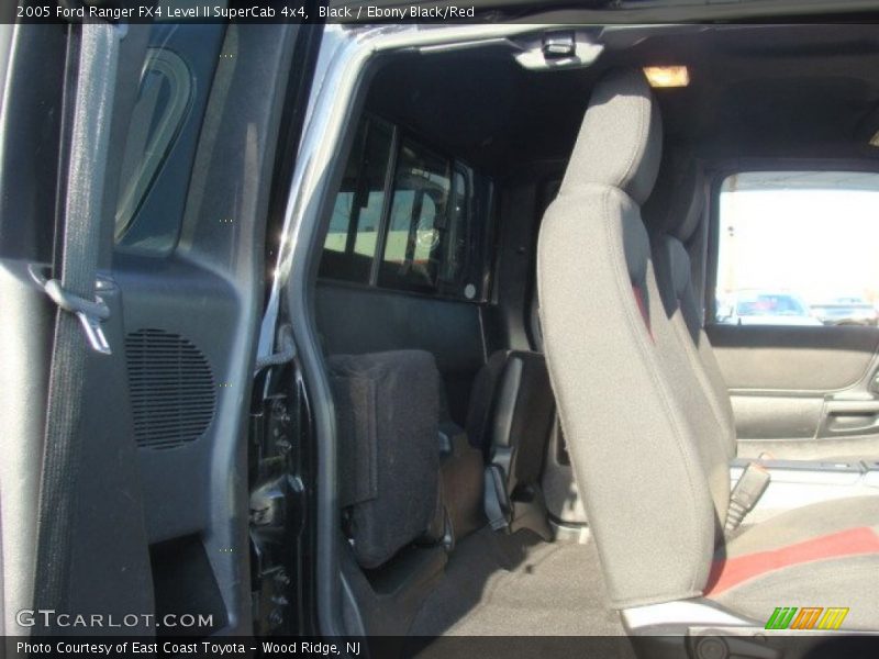 Black / Ebony Black/Red 2005 Ford Ranger FX4 Level II SuperCab 4x4