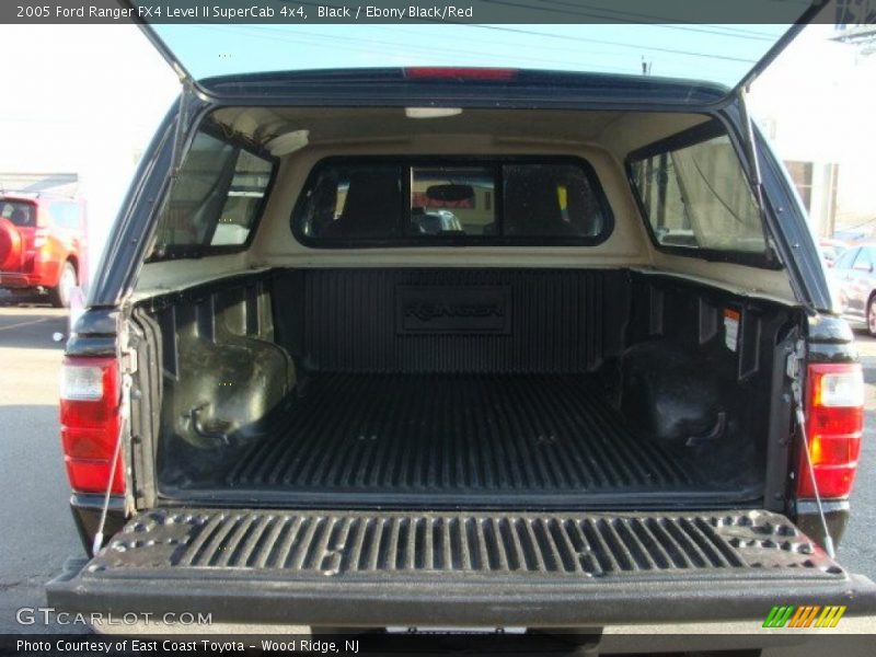 Black / Ebony Black/Red 2005 Ford Ranger FX4 Level II SuperCab 4x4