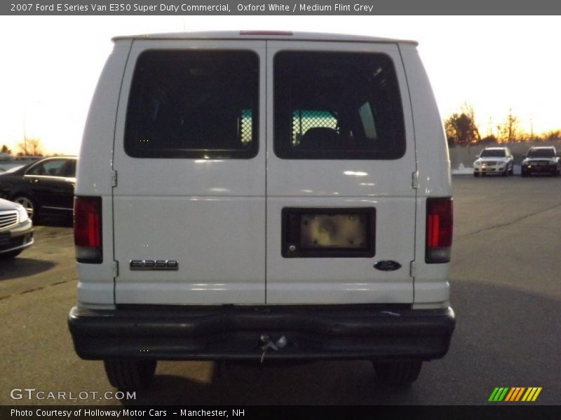 Oxford White / Medium Flint Grey 2007 Ford E Series Van E350 Super Duty Commercial