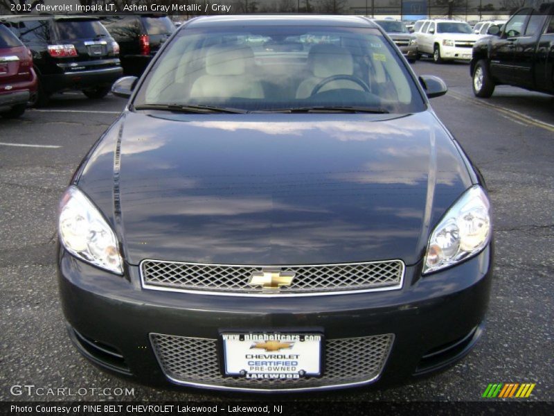 Ashen Gray Metallic / Gray 2012 Chevrolet Impala LT