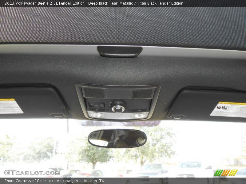 Deep Black Pearl Metallic / Titan Black Fender Edition 2013 Volkswagen Beetle 2.5L Fender Edition