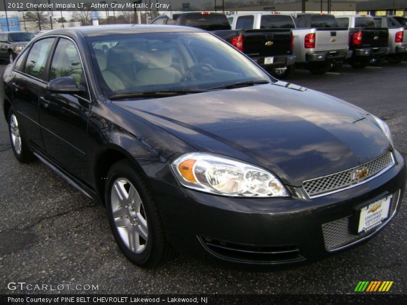 Ashen Gray Metallic / Gray 2012 Chevrolet Impala LT