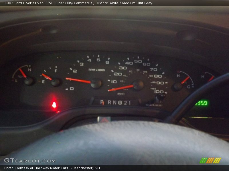 Oxford White / Medium Flint Grey 2007 Ford E Series Van E350 Super Duty Commercial