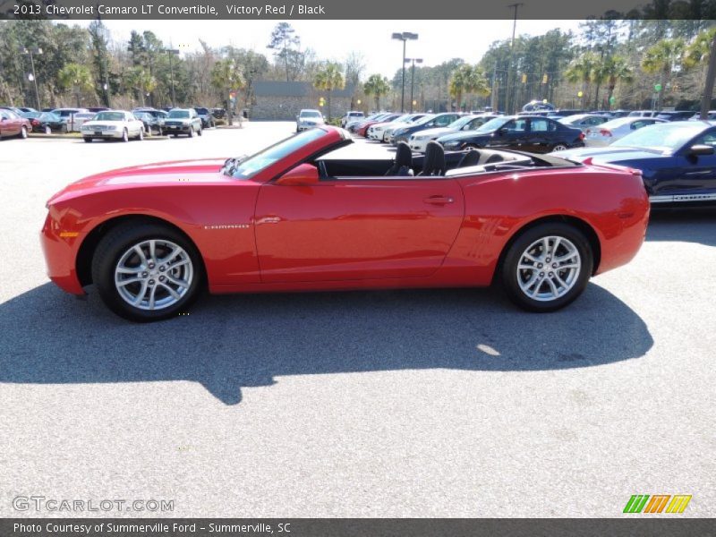 Victory Red / Black 2013 Chevrolet Camaro LT Convertible