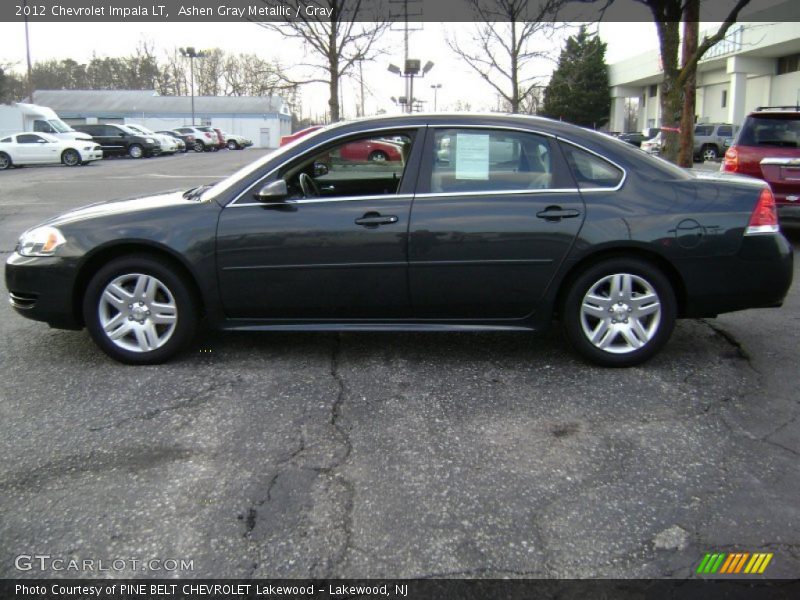 Ashen Gray Metallic / Gray 2012 Chevrolet Impala LT