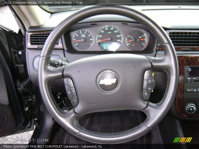 Ashen Gray Metallic / Gray 2012 Chevrolet Impala LT