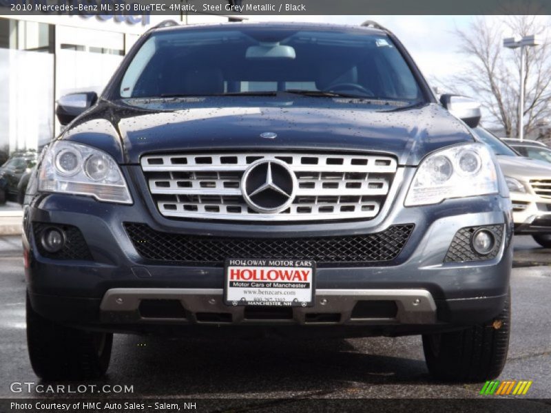 Steel Grey Metallic / Black 2010 Mercedes-Benz ML 350 BlueTEC 4Matic