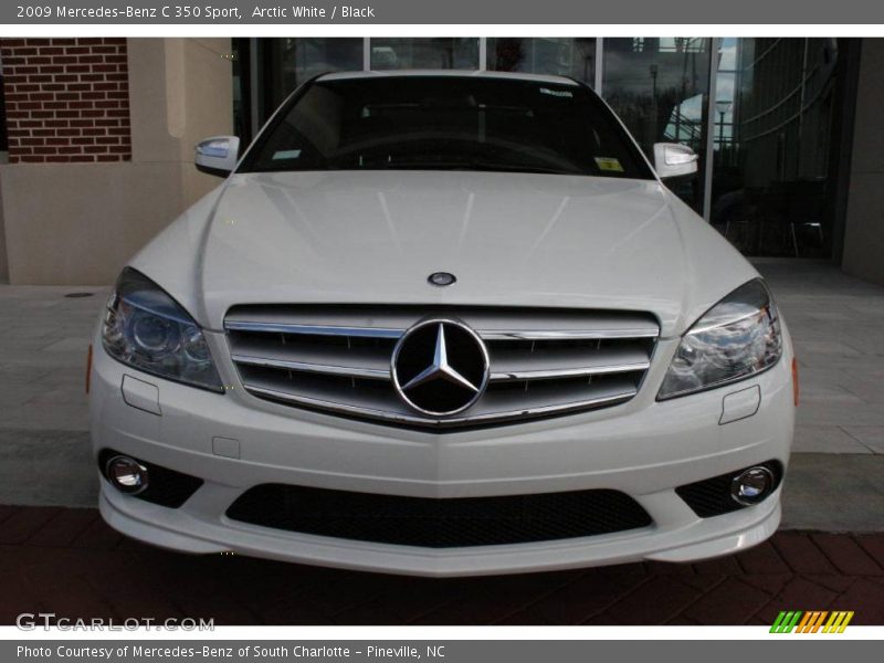 Arctic White / Black 2009 Mercedes-Benz C 350 Sport