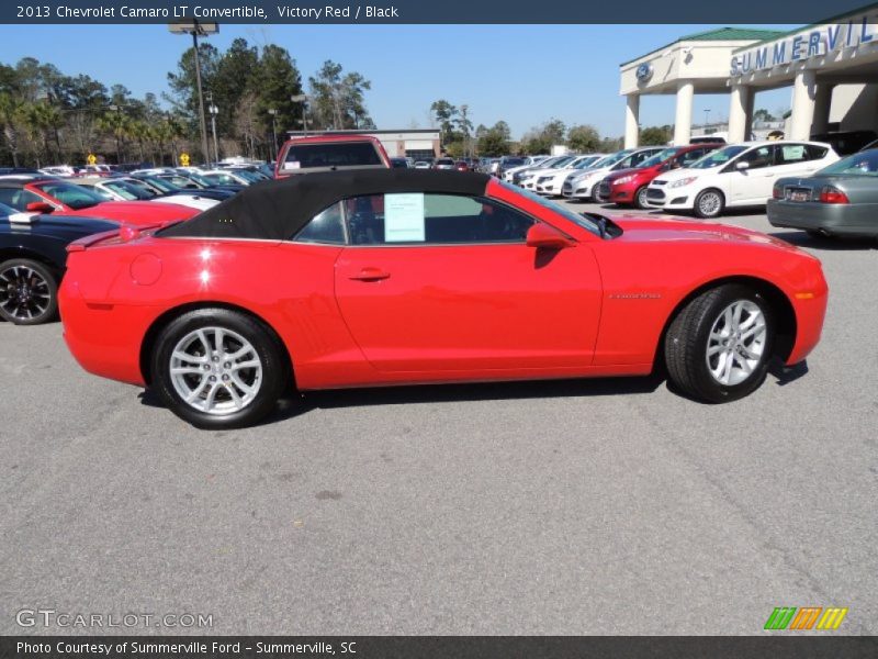 Victory Red / Black 2013 Chevrolet Camaro LT Convertible