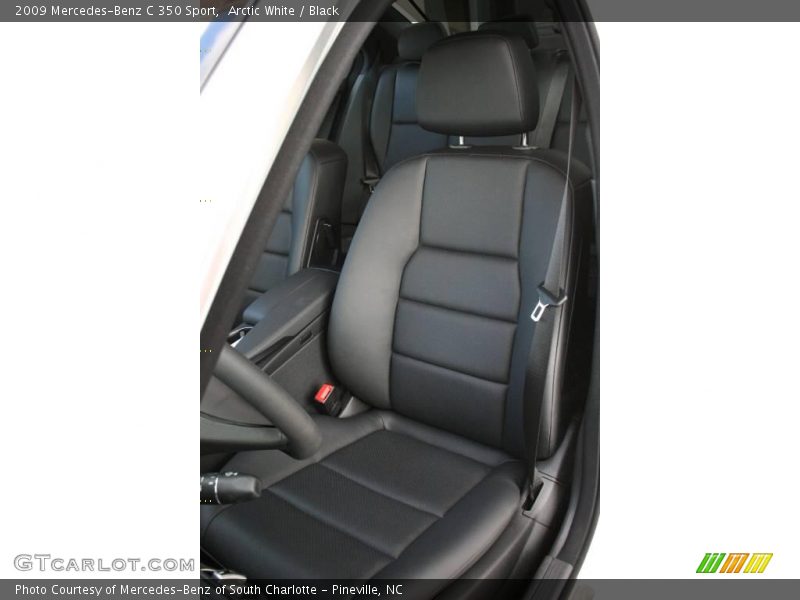 Arctic White / Black 2009 Mercedes-Benz C 350 Sport