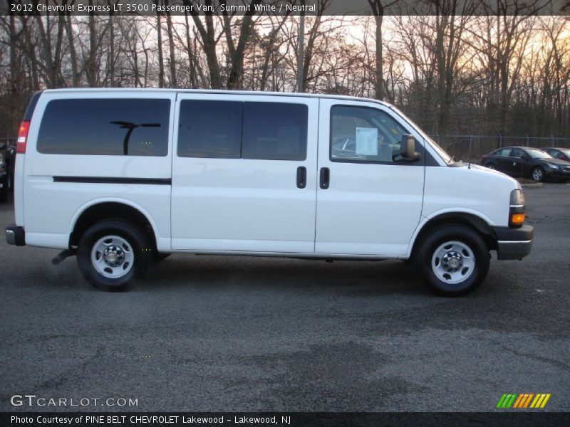  2012 Express LT 3500 Passenger Van Summit White