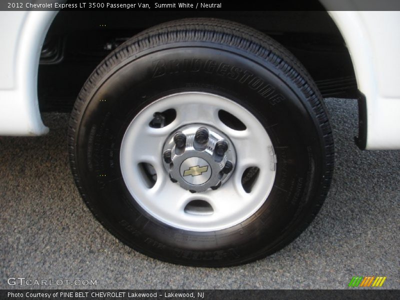  2012 Express LT 3500 Passenger Van Wheel