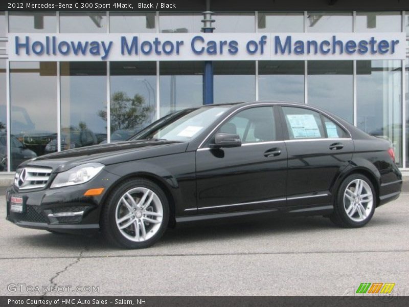 Black / Black 2012 Mercedes-Benz C 300 Sport 4Matic