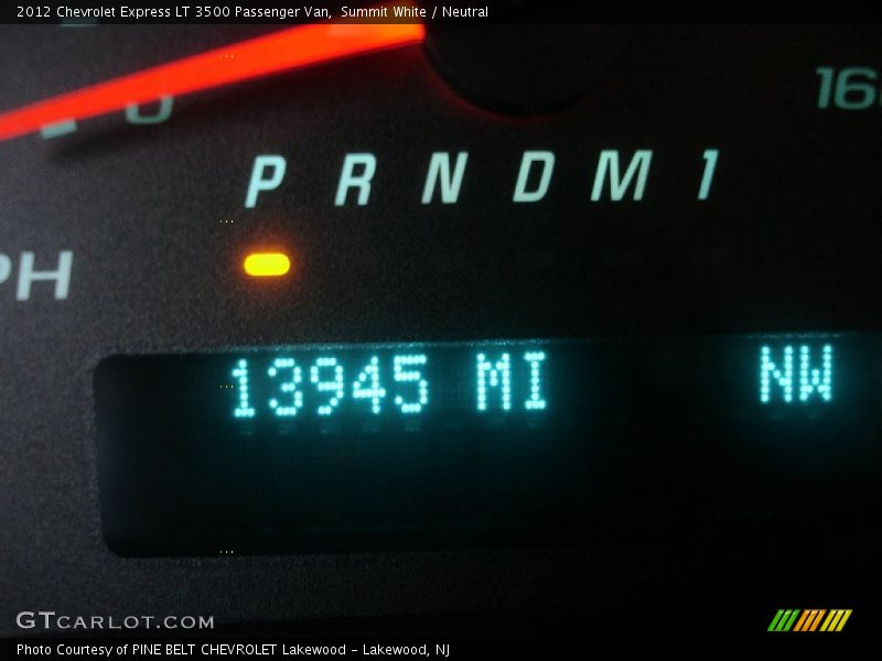 Summit White / Neutral 2012 Chevrolet Express LT 3500 Passenger Van