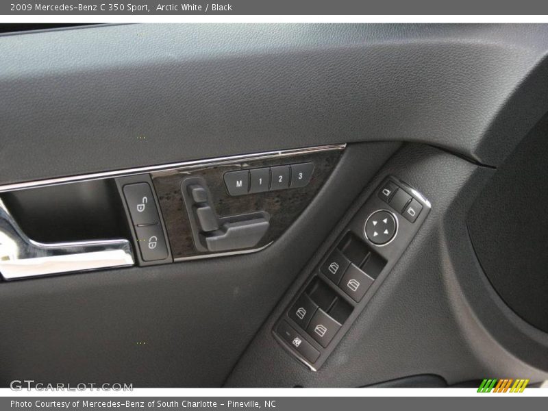 Arctic White / Black 2009 Mercedes-Benz C 350 Sport