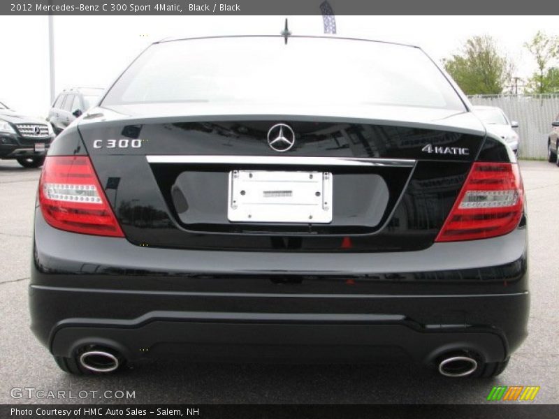 Black / Black 2012 Mercedes-Benz C 300 Sport 4Matic