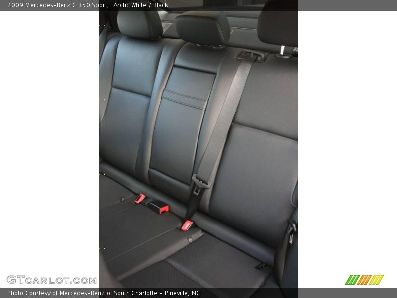 Arctic White / Black 2009 Mercedes-Benz C 350 Sport
