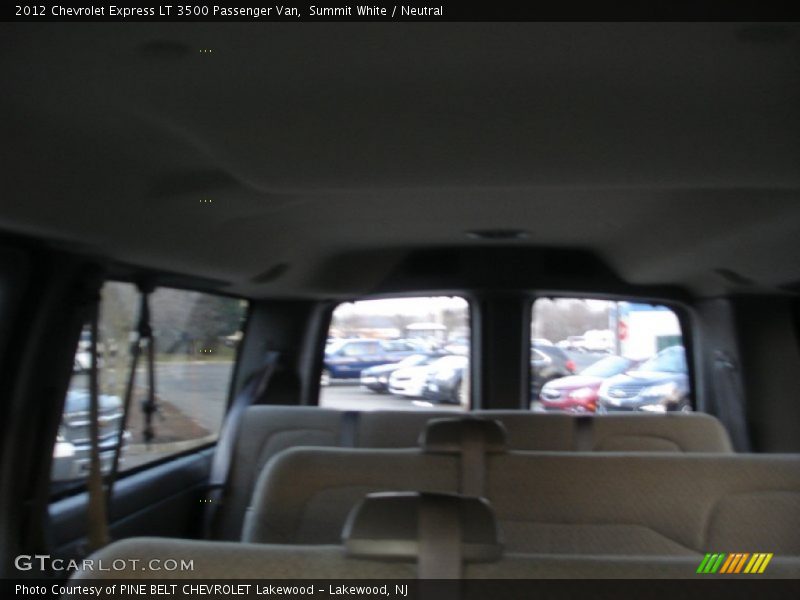 Summit White / Neutral 2012 Chevrolet Express LT 3500 Passenger Van