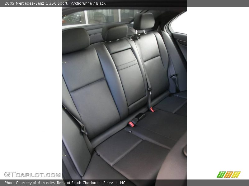 Arctic White / Black 2009 Mercedes-Benz C 350 Sport