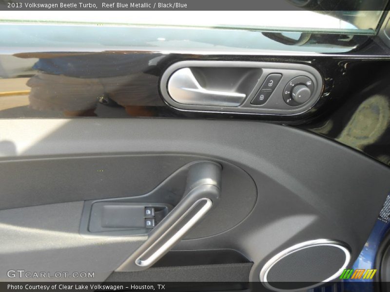 Reef Blue Metallic / Black/Blue 2013 Volkswagen Beetle Turbo