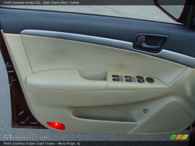 Dark Cherry Red / Camel 2009 Hyundai Sonata GLS