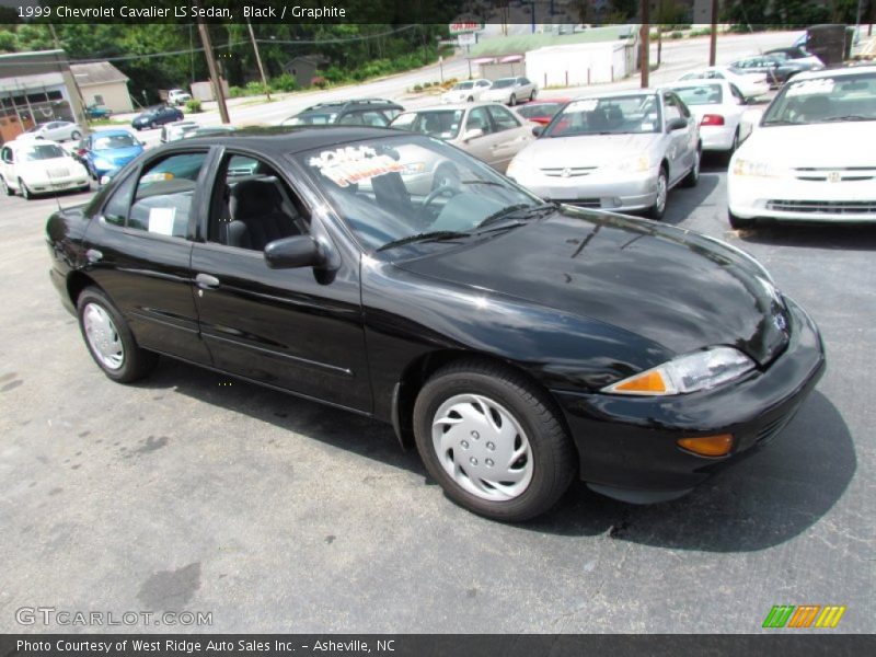 Black / Graphite 1999 Chevrolet Cavalier LS Sedan