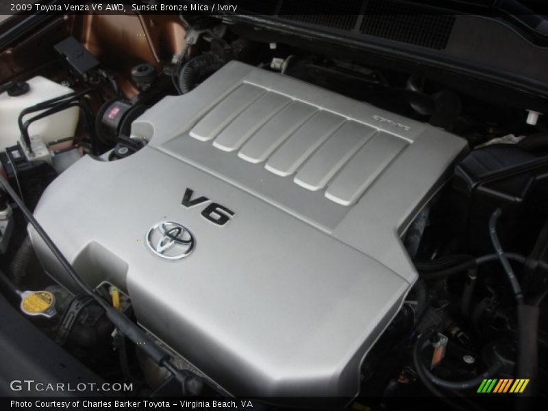  2009 Venza V6 AWD Engine - 3.5 Liter DOHC 24-Valve Dual VVT-i V6