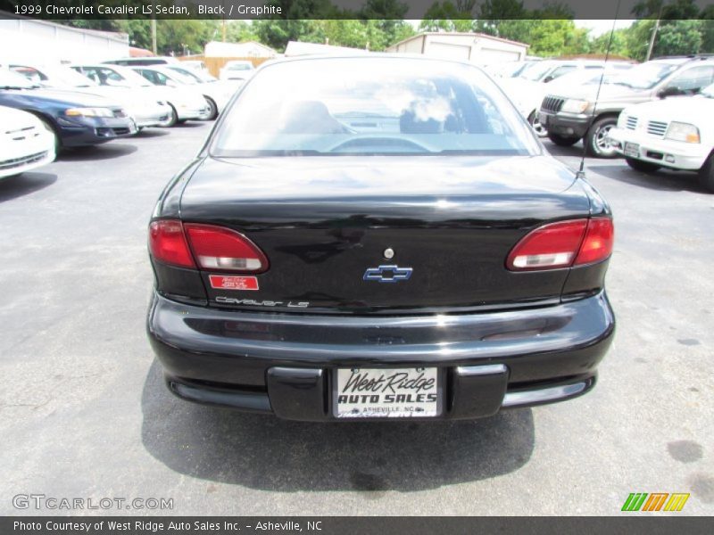 Black / Graphite 1999 Chevrolet Cavalier LS Sedan