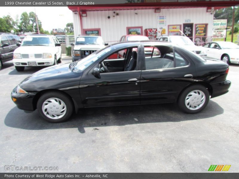 Black / Graphite 1999 Chevrolet Cavalier LS Sedan