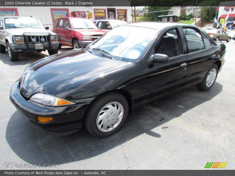 Black / Graphite 1999 Chevrolet Cavalier LS Sedan