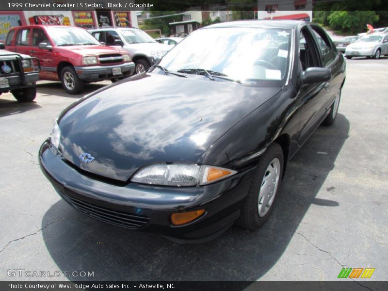 Black / Graphite 1999 Chevrolet Cavalier LS Sedan