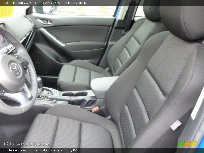 Front Seat of 2013 CX-5 Touring AWD