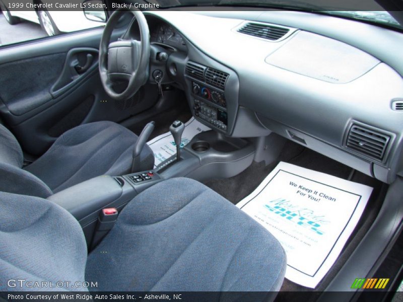 Black / Graphite 1999 Chevrolet Cavalier LS Sedan
