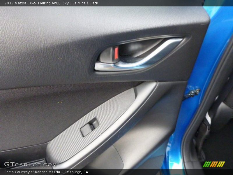 Sky Blue Mica / Black 2013 Mazda CX-5 Touring AWD