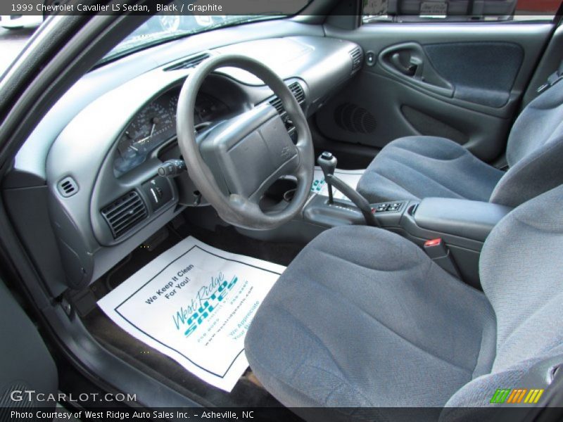 Black / Graphite 1999 Chevrolet Cavalier LS Sedan