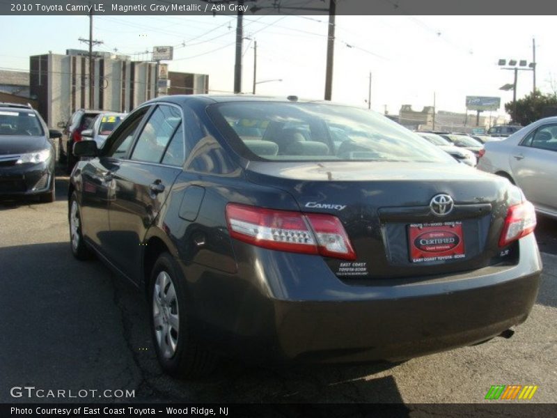 Magnetic Gray Metallic / Ash Gray 2010 Toyota Camry LE