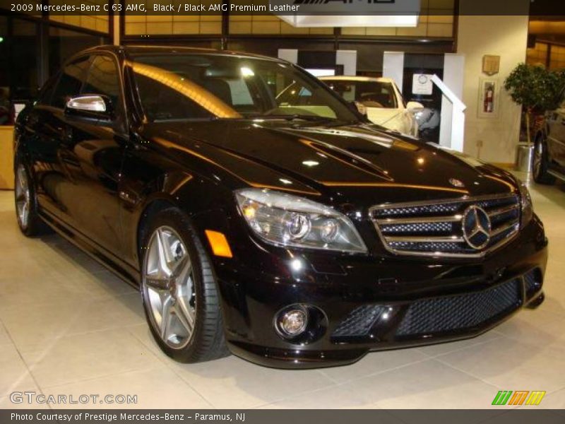 Black / Black AMG Premium Leather 2009 Mercedes-Benz C 63 AMG