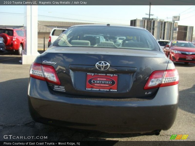 Magnetic Gray Metallic / Ash Gray 2010 Toyota Camry LE