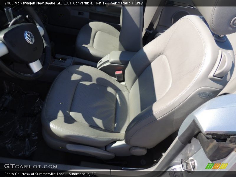 Reflex Silver Metallic / Grey 2005 Volkswagen New Beetle GLS 1.8T Convertible