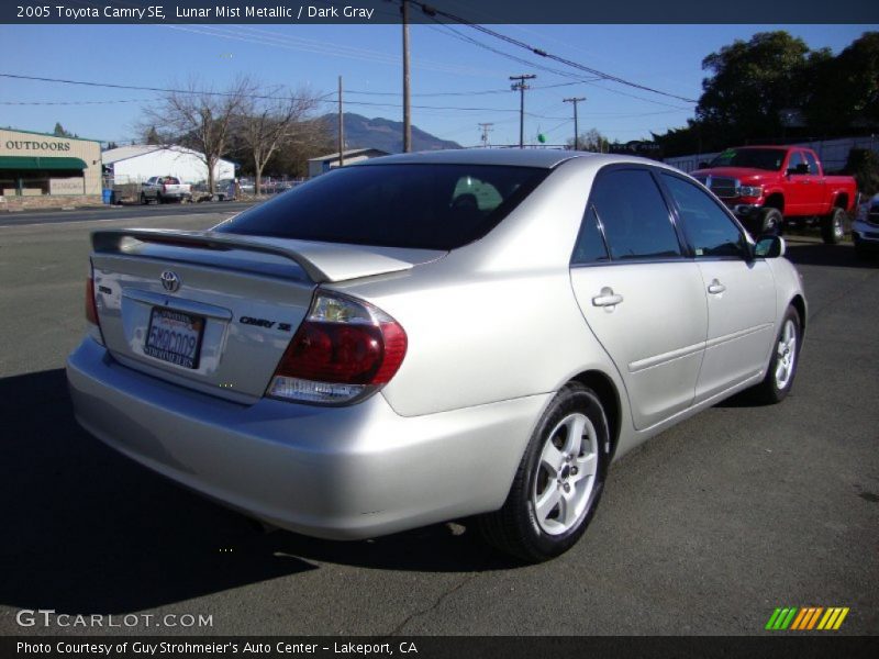 Lunar Mist Metallic / Dark Gray 2005 Toyota Camry SE
