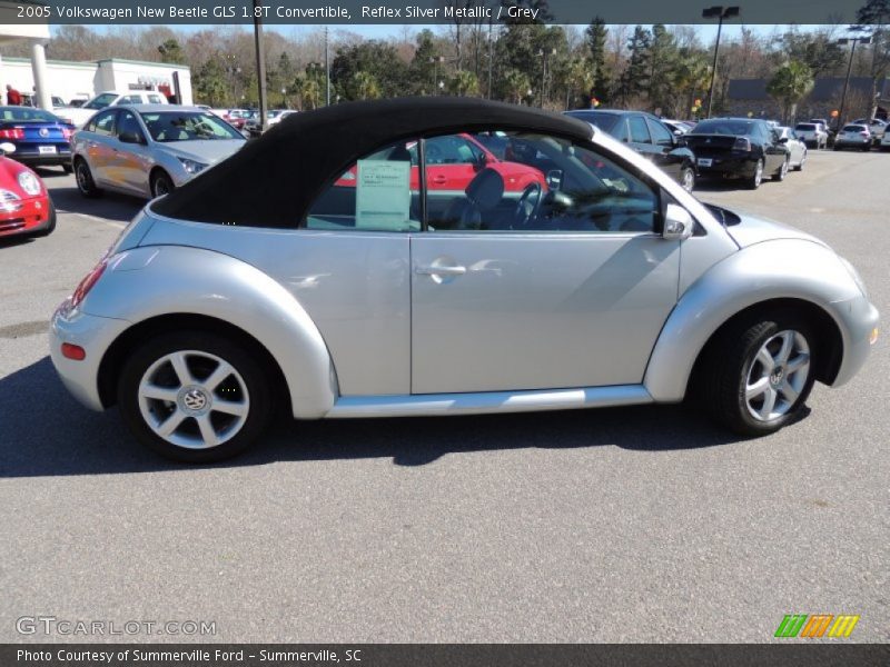 Reflex Silver Metallic / Grey 2005 Volkswagen New Beetle GLS 1.8T Convertible