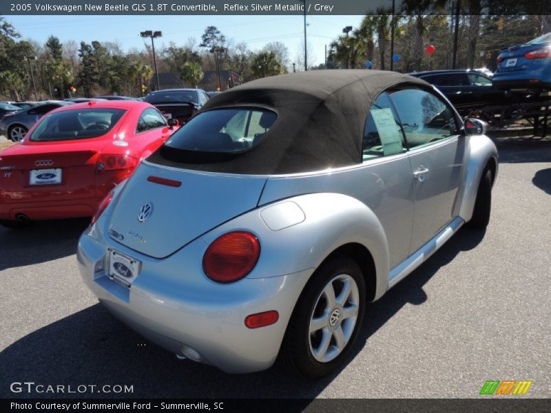 Reflex Silver Metallic / Grey 2005 Volkswagen New Beetle GLS 1.8T Convertible