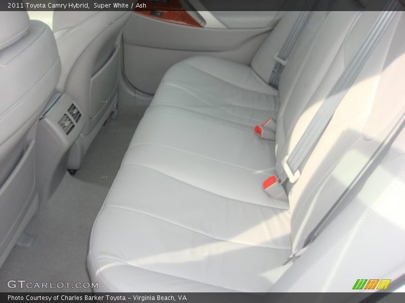 Rear Seat of 2011 Camry Hybrid