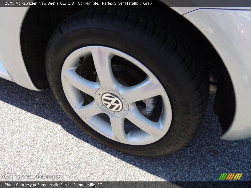 Reflex Silver Metallic / Grey 2005 Volkswagen New Beetle GLS 1.8T Convertible