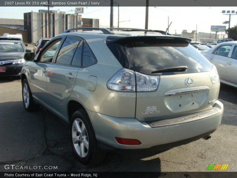 Bamboo Green Pearl / Ivory 2007 Lexus RX 350 AWD